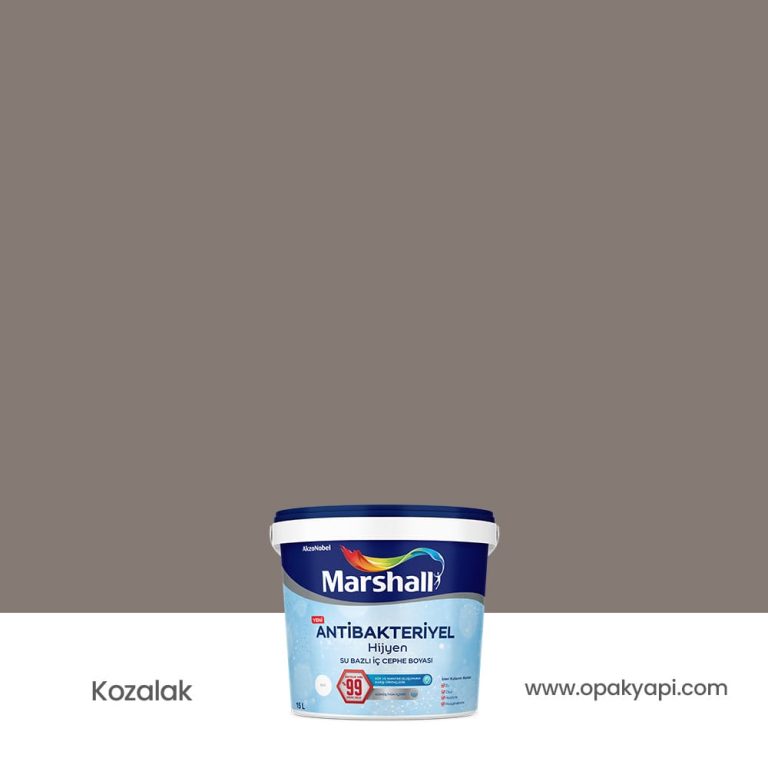Marshall Antibakteriyel İç Cephe Duvar Boyası - Kozalak 15L