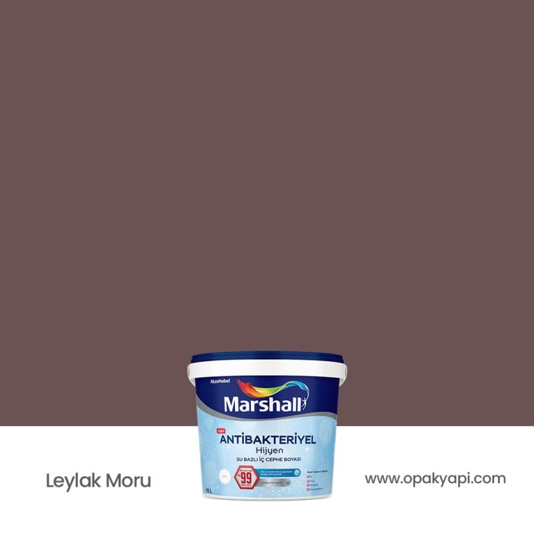 Marshall Antibakteriyel İç Cephe Duvar Boyası - Leylak Moru 15L