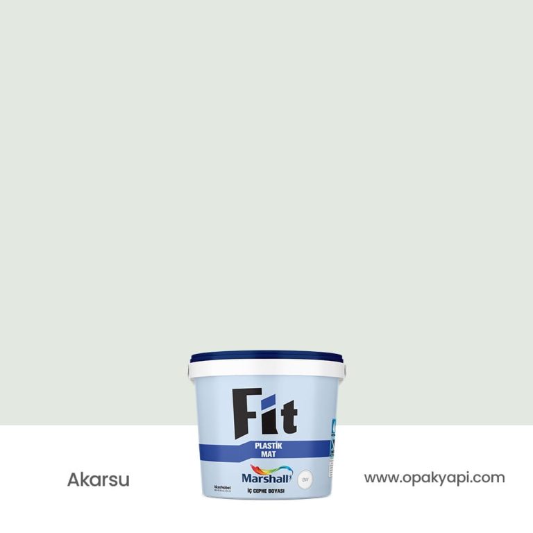 Marshall Fit Plastik Mat İç Cephe Duvar Boyası - Akarsu 2.5L