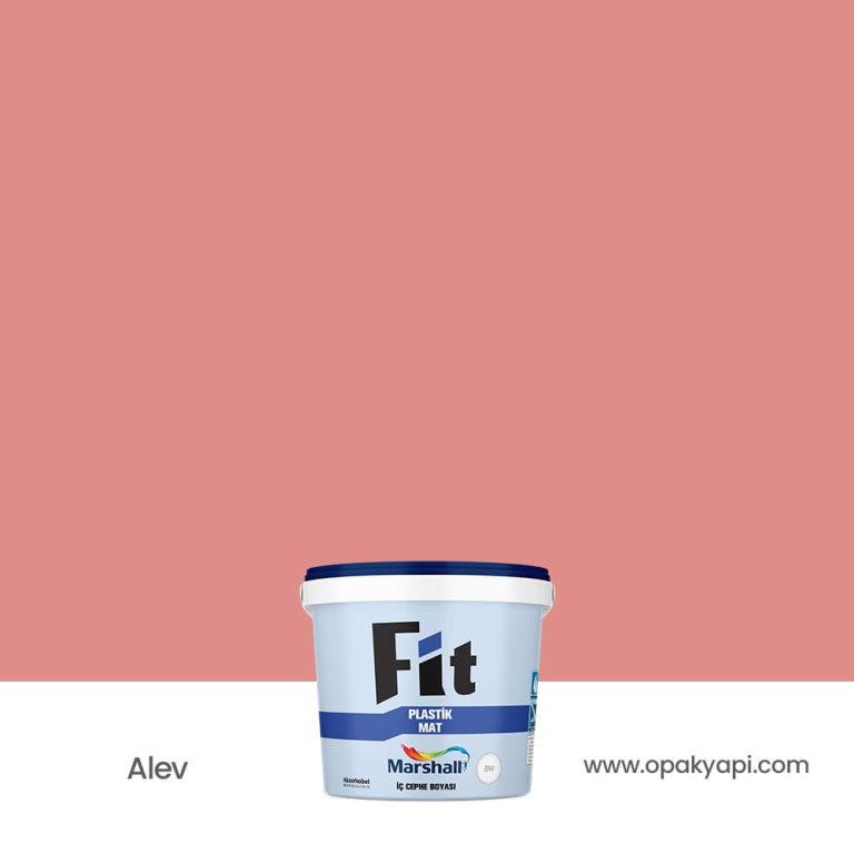 Marshall Fit Plastik Mat İç Cephe Duvar Boyası - Alev 2.5L
