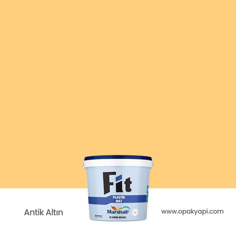 Marshall Fit Plastik Mat İç Cephe Duvar Boyası - Antik Altın 2.5L