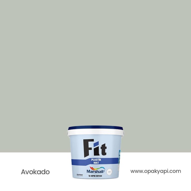 Marshall Fit Plastik Mat İç Cephe Duvar Boyası - Avokado 2.5L