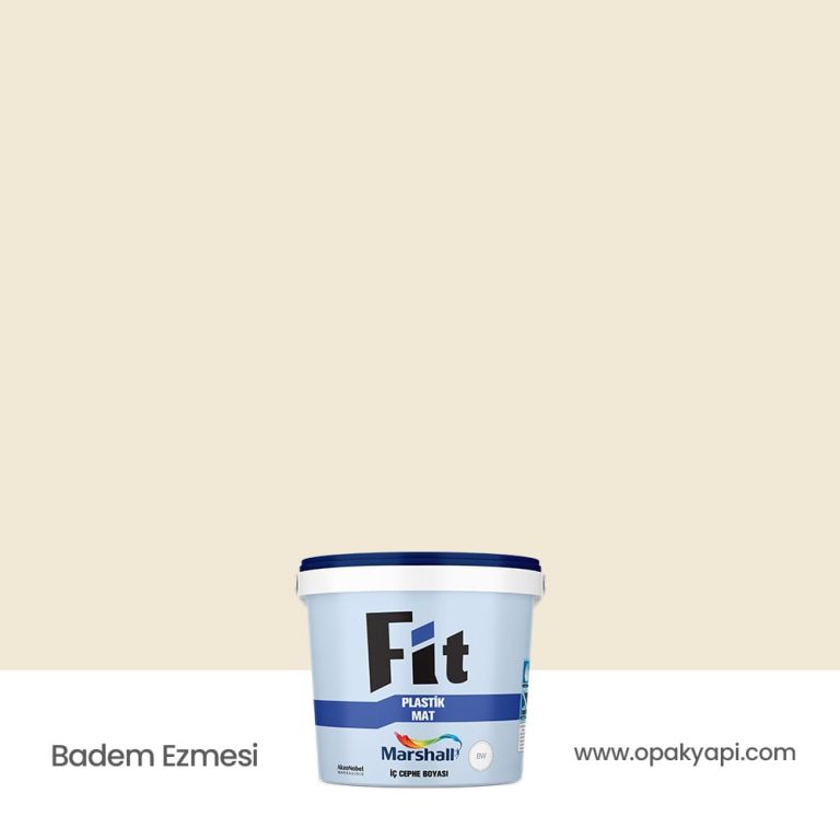 Marshall Fit Plastik Mat İç Cephe Duvar Boyası - Badem Ezmesi 2.5L