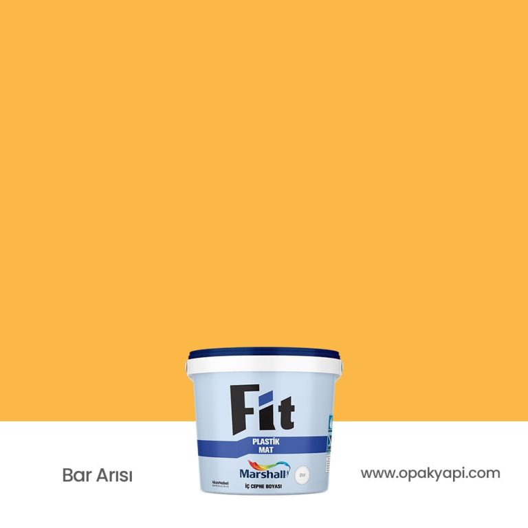 Marshall Fit Plastik Mat İç Cephe Duvar Boyası - Bal Arısı 2.5L
