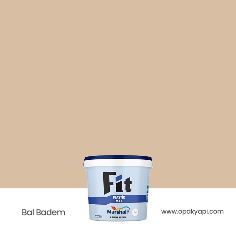 Marshall Fit Plastik Mat İç Cephe Duvar Boyası - Bal Badem 2.5L
