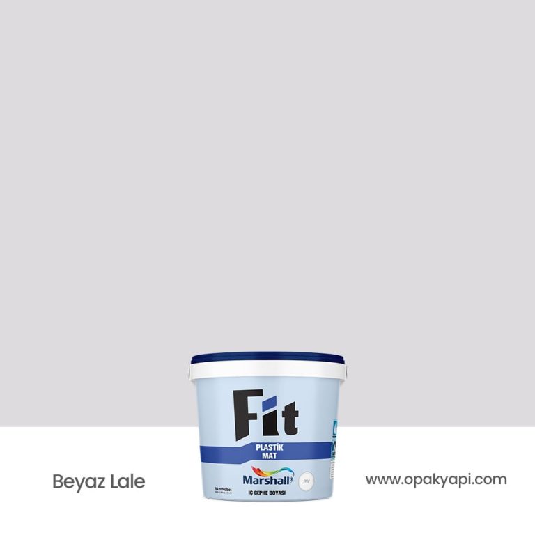 Marshall Fit Plastik Mat İç Cephe Duvar Boyası - Beyaz Lale 2.5L