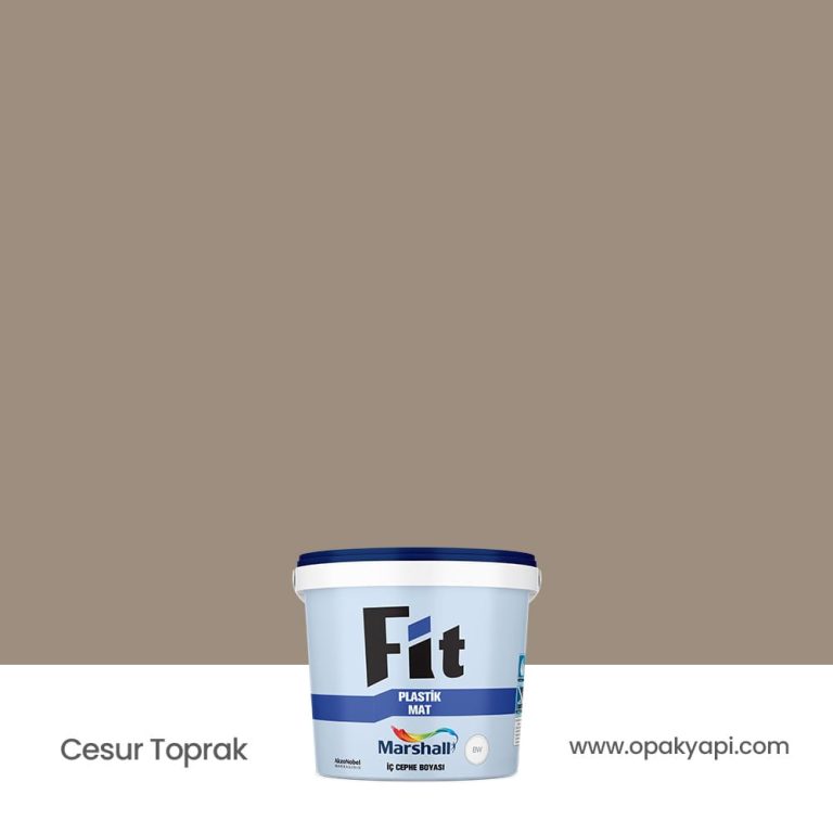 Marshall Fit Plastik Mat İç Cephe Duvar Boyası - Cesur Toprak 2.5L