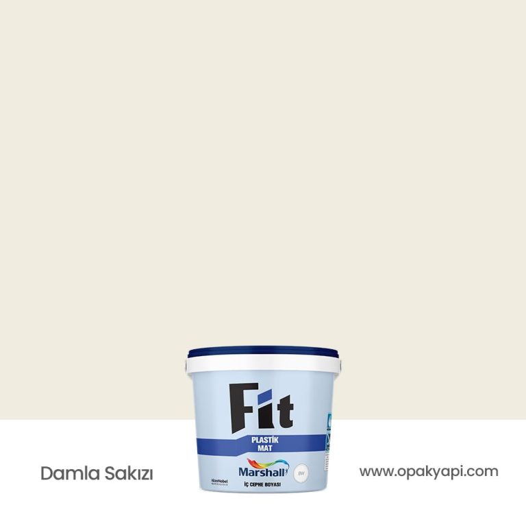 Marshall Fit Plastik Mat İç Cephe Duvar Boyası - Damla Sakızı 2.5L