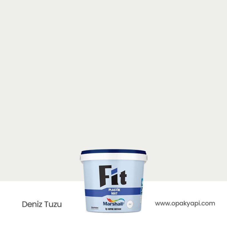 Marshall Fit Plastik Mat İç Cephe Duvar Boyası - Deniz Tuzu 2.5L