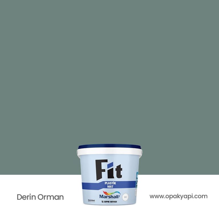 Marshall Fit Plastik Mat İç Cephe Duvar Boyası - Derin Orman 2.5L