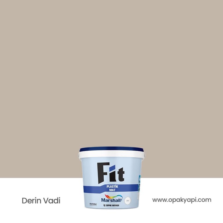 Marshall Fit Plastik Mat İç Cephe Duvar Boyası - Derin Vadi 2.5L