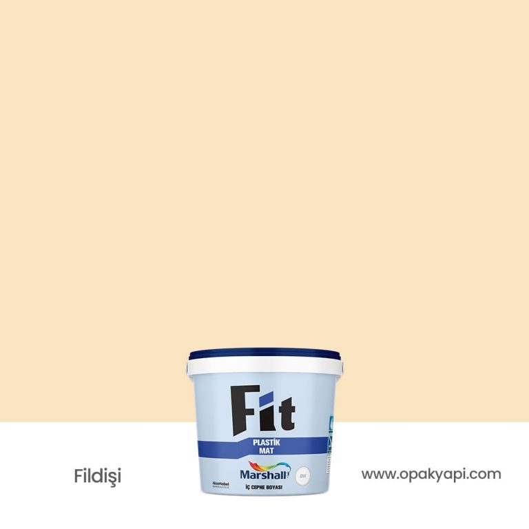 Marshall Fit Plastik Mat İç Cephe Duvar Boyası - Fildişi 2.5L