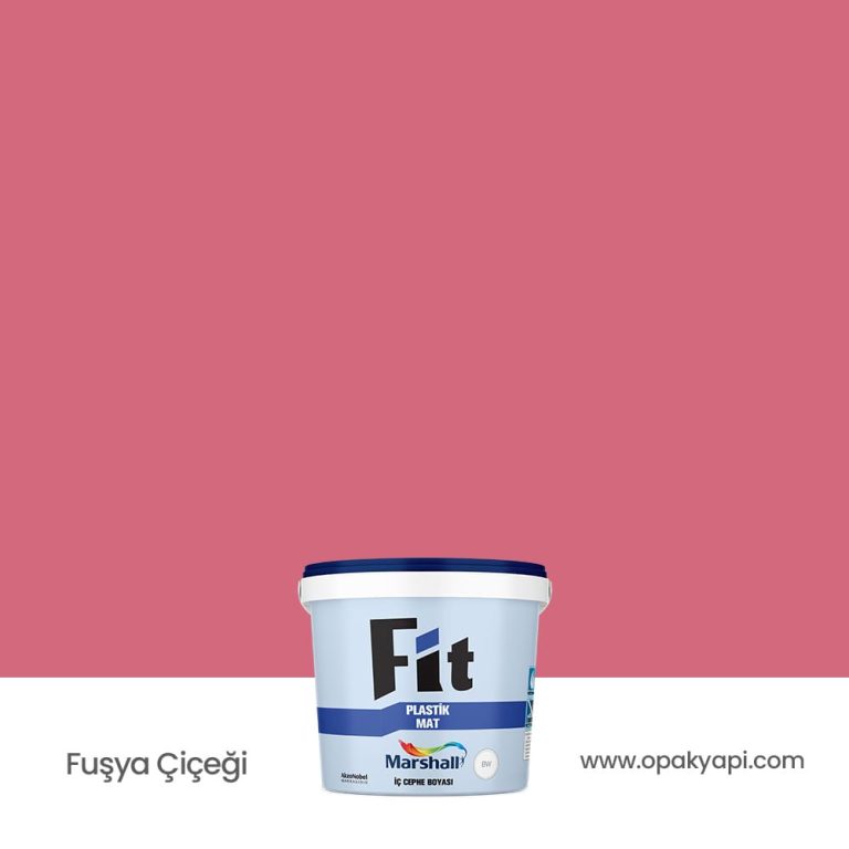 Marshall Fit Plastik Mat İç Cephe Duvar Boyası - Fuşya Çiçeği 2.5L