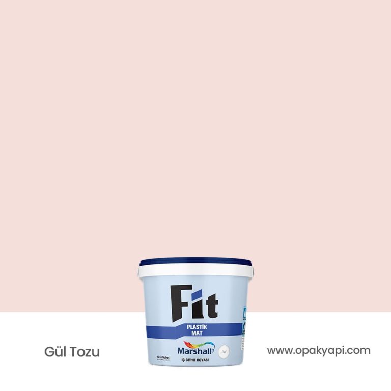 Marshall Fit Plastik Mat İç Cephe Duvar Boyası - Gül Tozu 2.5L