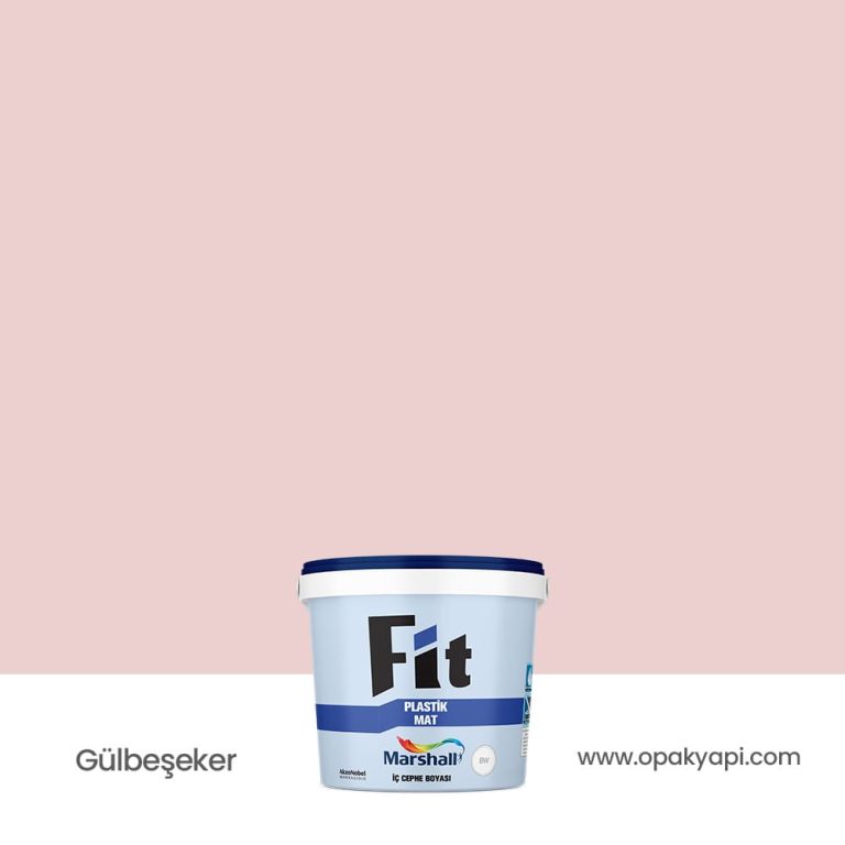 Marshall Fit Plastik Mat İç Cephe Duvar Boyası - Gülbeşeker 2.5L
