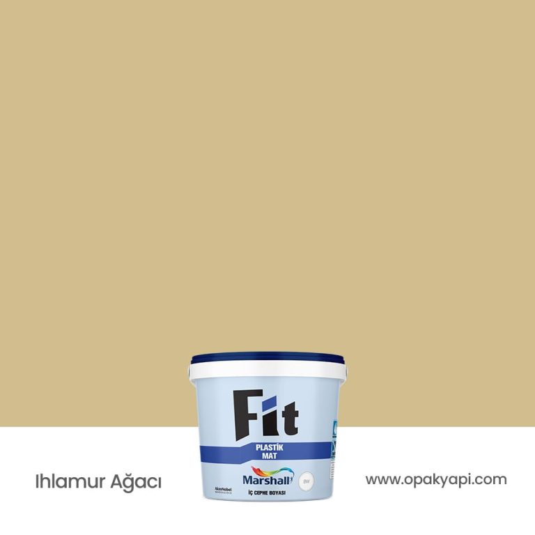 Marshall Fit Plastik Mat İç Cephe Duvar Boyası - Ihlamur Ağacı 2.5L
