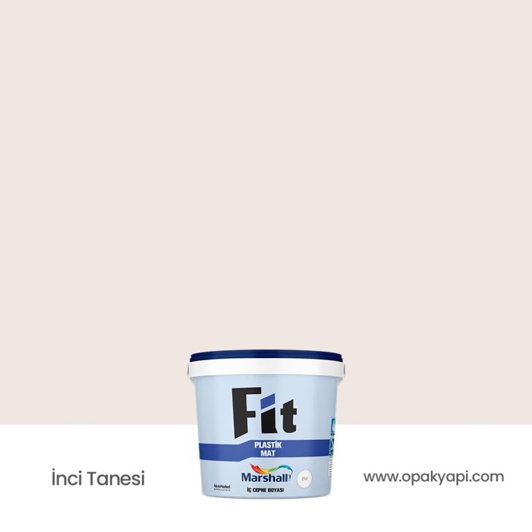 Marshall Fit Plastik Mat İç Cephe Duvar Boyası - Inci Tanesi 2.5L