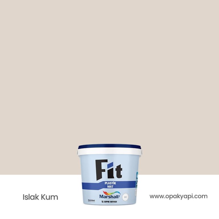 Marshall Fit Plastik Mat İç Cephe Duvar Boyası - Islak Kum 2.5L