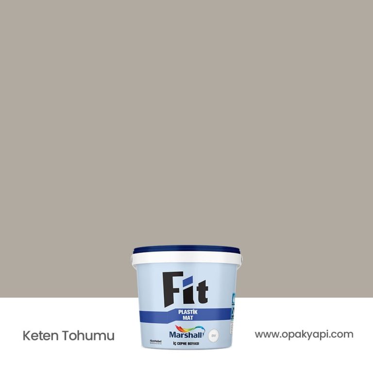 Marshall Fit Plastik Mat İç Cephe Duvar Boyası - Keten Tohumu 2.5L