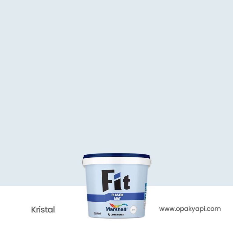 Marshall Fit Plastik Mat İç Cephe Duvar Boyası - Kristal 2.5L
