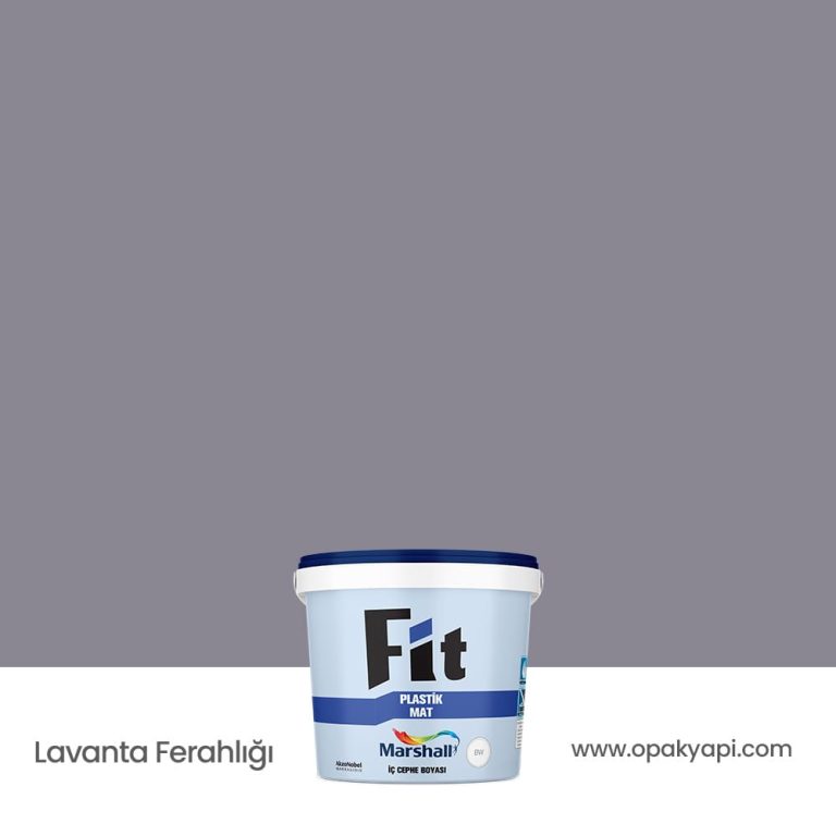 Marshall Fit Plastik Mat İç Cephe Duvar Boyası - Lavanta Ferahlığı 2.5L