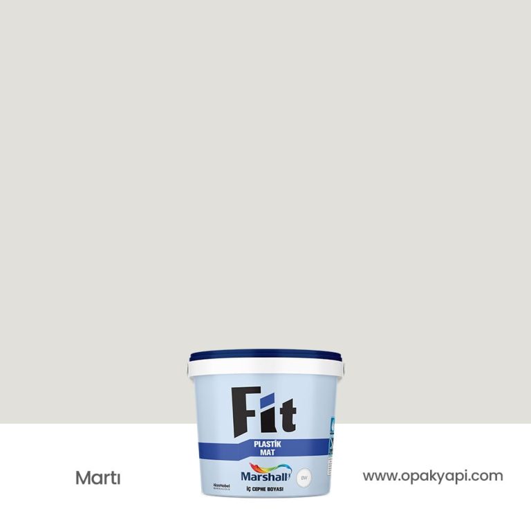 Marshall Fit Plastik Mat İç Cephe Duvar Boyası - Martı 2.5L