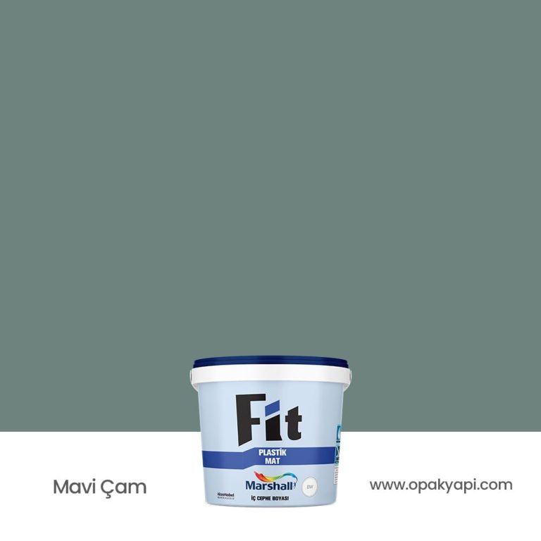 Marshall Fit Plastik Mat İç Cephe Duvar Boyası - Mavi Çam 2.5L
