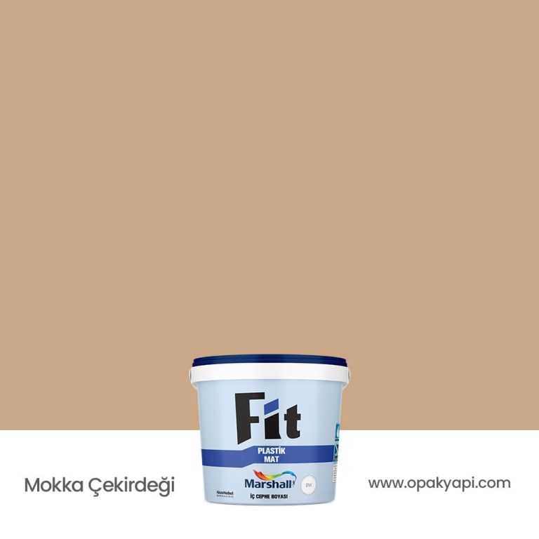 Marshall Fit Plastik Mat İç Cephe Duvar Boyası - Mokka Çekirdeği 2.5L