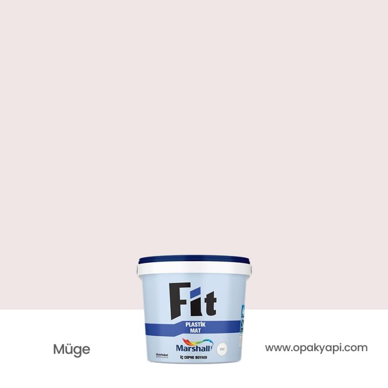 Marshall Fit Plastik Mat İç Cephe Duvar Boyası - Müge 2.5L