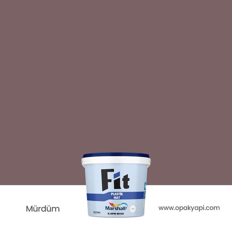 Marshall Fit Plastik Mat İç Cephe Duvar Boyası - Mürdüm 2.5L