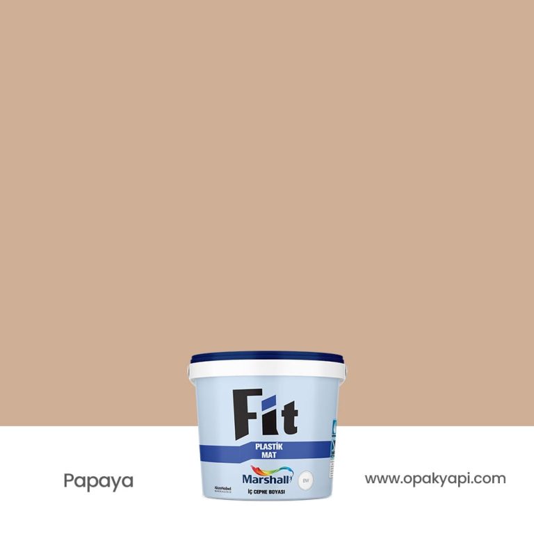 Marshall Fit Plastik Mat İç Cephe Duvar Boyası - Papaya 2.5L
