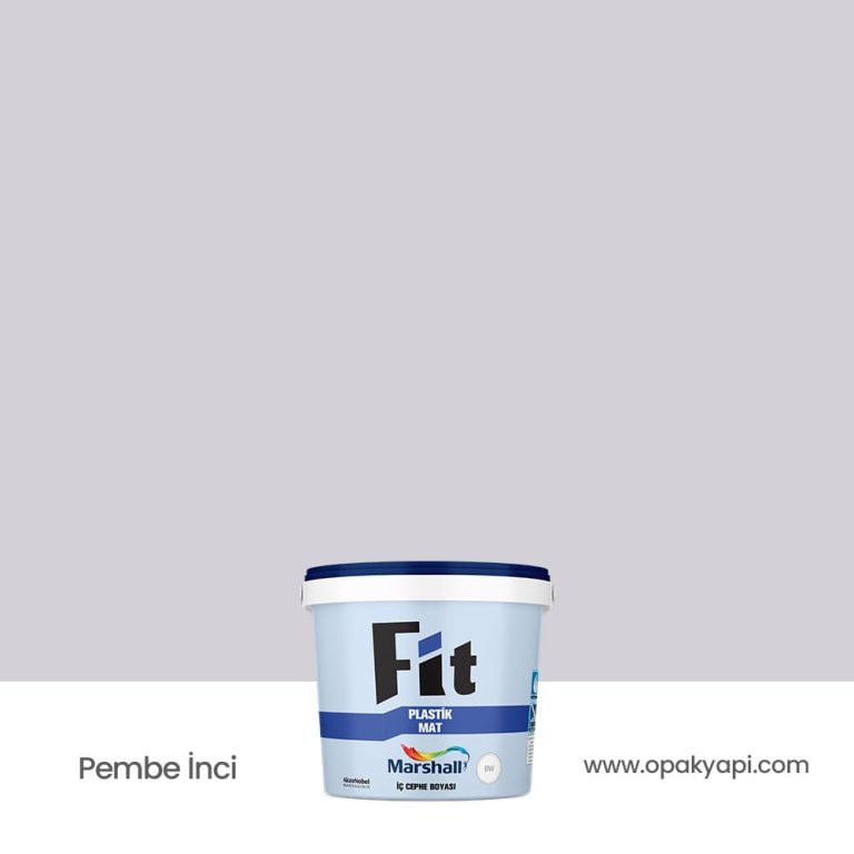 Marshall Fit Plastik Mat İç Cephe Duvar Boyası - Pembe Inci 2.5L