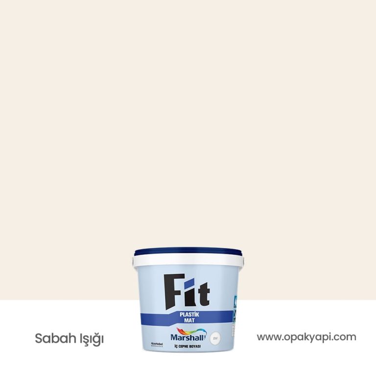 Marshall Fit Plastik Mat İç Cephe Duvar Boyası - Sabah Işığı 2.5L