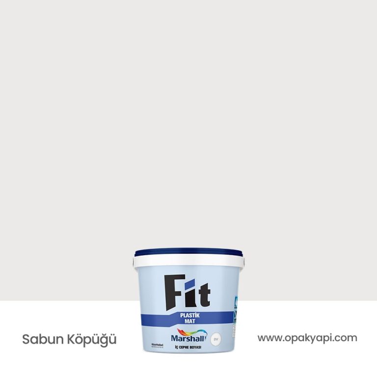 Marshall Fit Plastik Mat İç Cephe Duvar Boyası - Sabun Köpüğü 2.5L