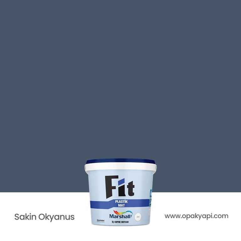 Marshall Fit Plastik Mat İç Cephe Duvar Boyası - Sakin Okyanus 2.5L