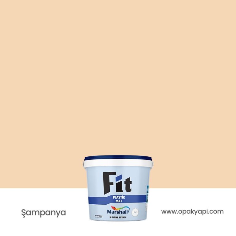 Marshall Fit Plastik Mat İç Cephe Duvar Boyası - Şampanya 2.5L