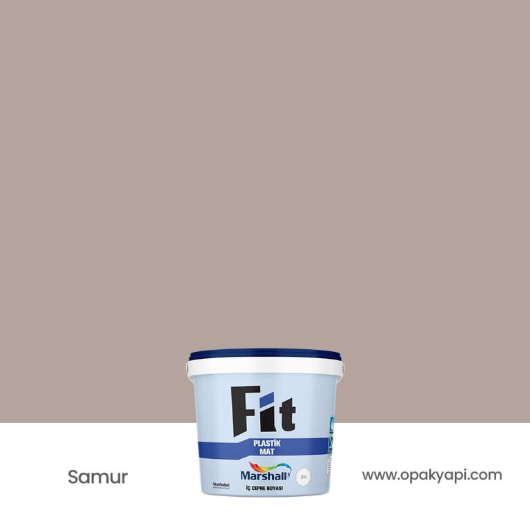 Marshall Fit Plastik Mat İç Cephe Duvar Boyası - Samur 2.5L