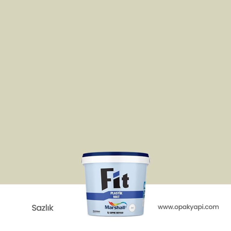 Marshall Fit Plastik Mat İç Cephe Duvar Boyası - Sazlık 2.5L