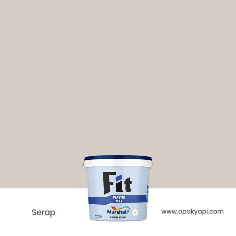 Marshall Fit Plastik Mat İç Cephe Duvar Boyası - Serap 2.5L