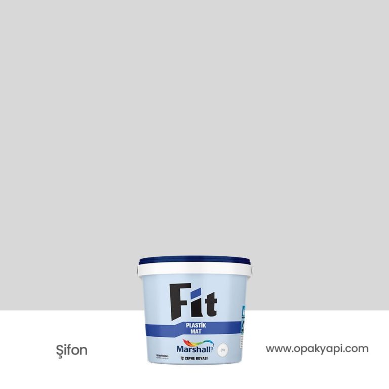 Marshall Fit Plastik Mat İç Cephe Duvar Boyası - Şifon 2.5L